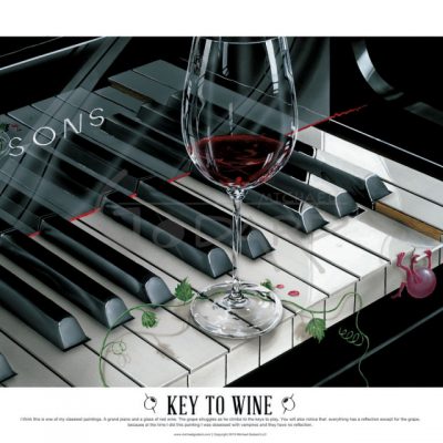 Key To Wine Poster