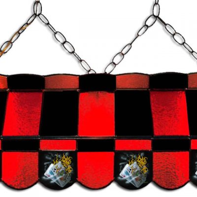 Burning Blackjack Pool Table Light