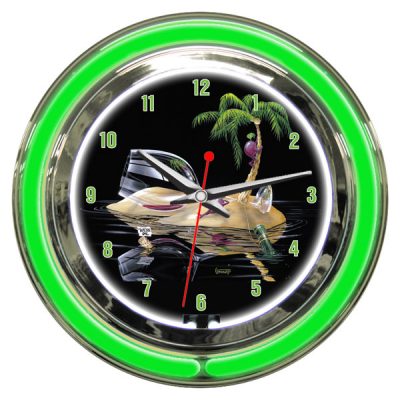 Lost In Paradise Clock