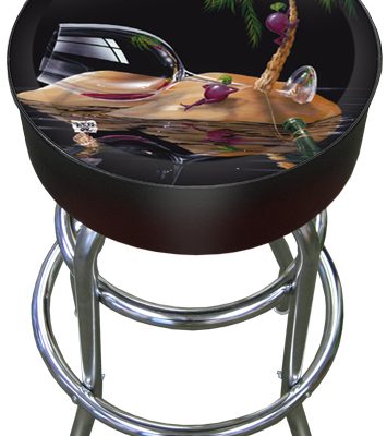 Lost In Paradise Bar Stool