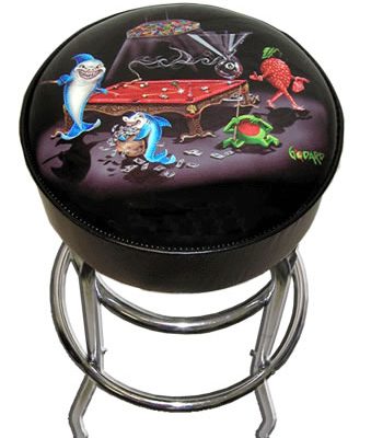 Pool Shark 3 Bar Stool